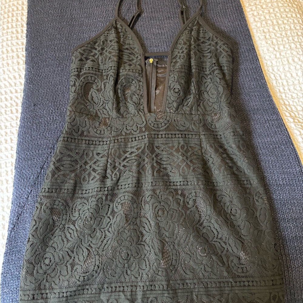 Elegant Black Lace Dress tobi